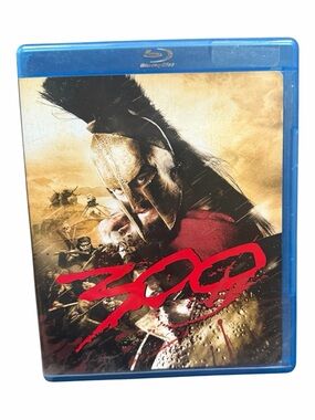 Warner Bros. Blu-ray: 300 — Blue Case with Red Title Art